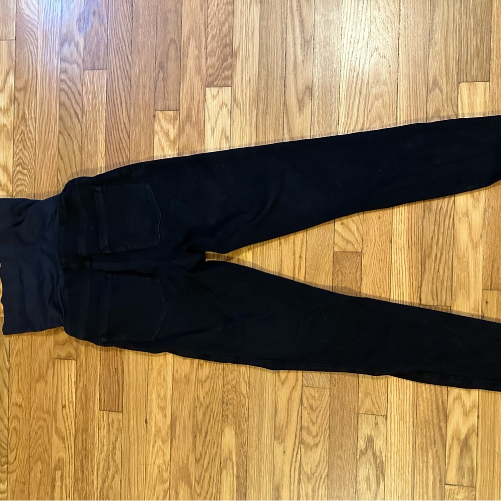 Spanx Maternity Denim pants with elastic belly band